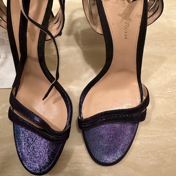 Brand new Gianvito Rossi Purple iridescent Shoes 39 9 - Picture 3 of 5